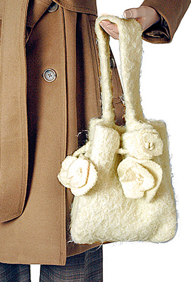 How To Knit A Bag. for Knit Felted ag