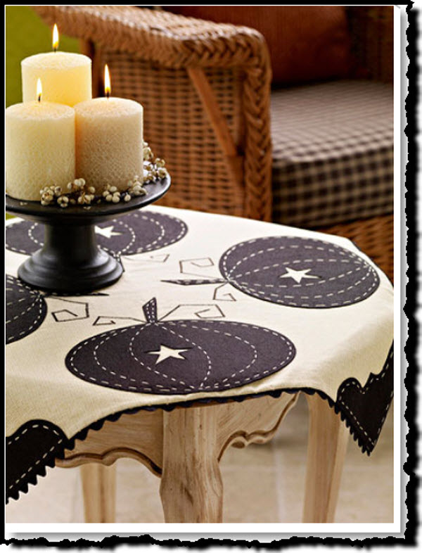 Pretty Pumpkin Tablecloth