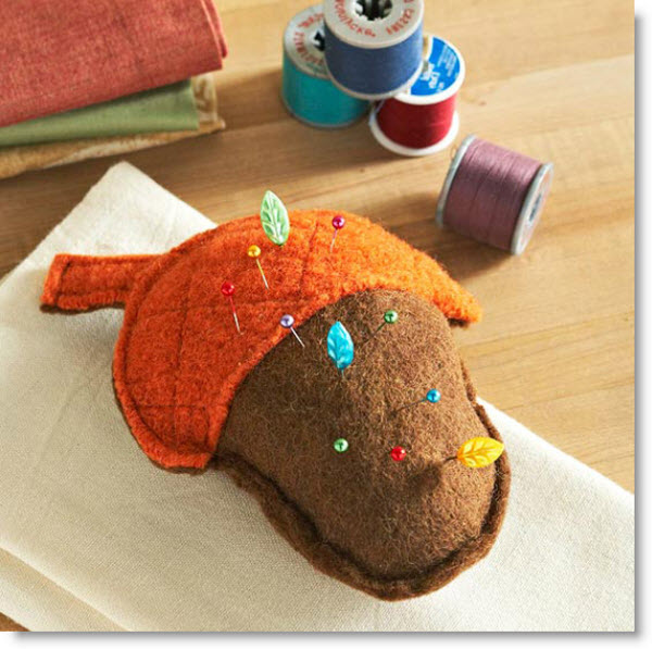 Felt Acorn Pincushion