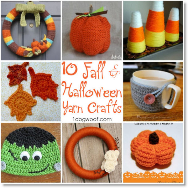 Halloween and Fall Yarn Crafts