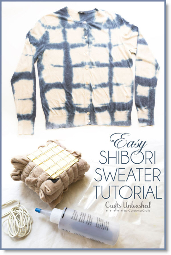 Shibori Tie-Dye Sweater