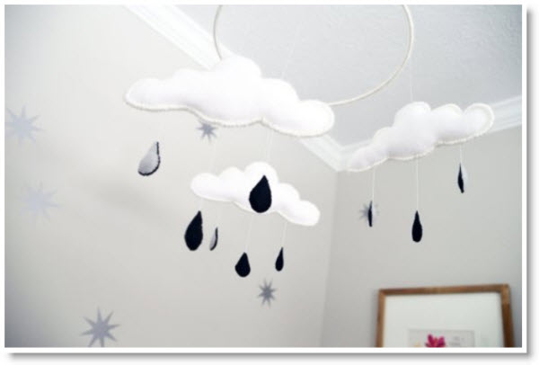 clouds for baby's room