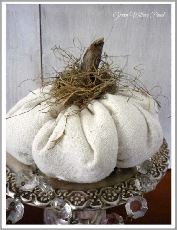 drop cloth pumpkin