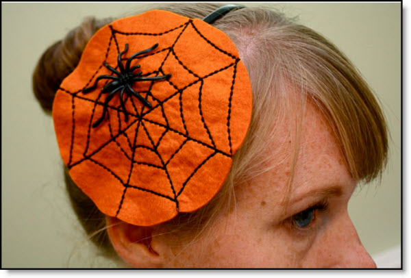 spider web headband