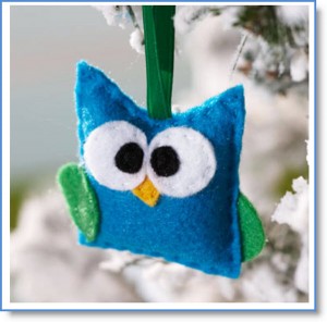 Baby Owl Ornament