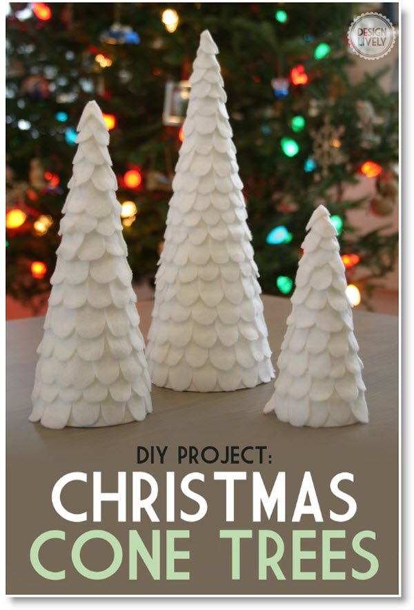 Easy DIY Cone Christmas Tree