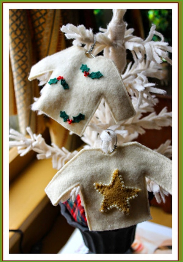 Ugly Christmas Sweater Ornaments