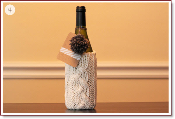 Winter Wine Gift Wrap