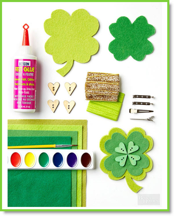 Shamrock pins