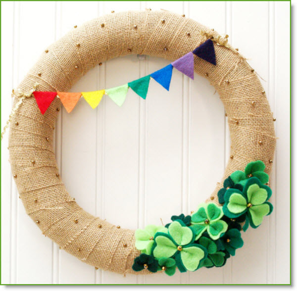 st. pat's wreath