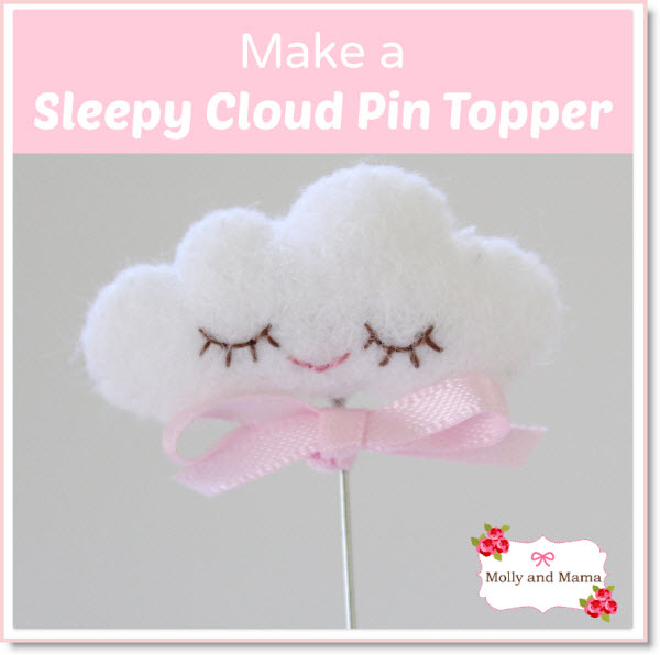 sleep cloud pin topper