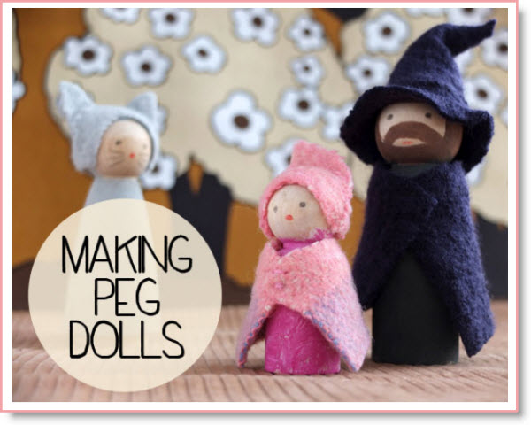 Making Peg Dolls