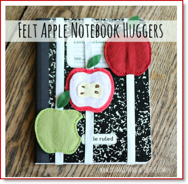 Felt Apple Notebook Hugger