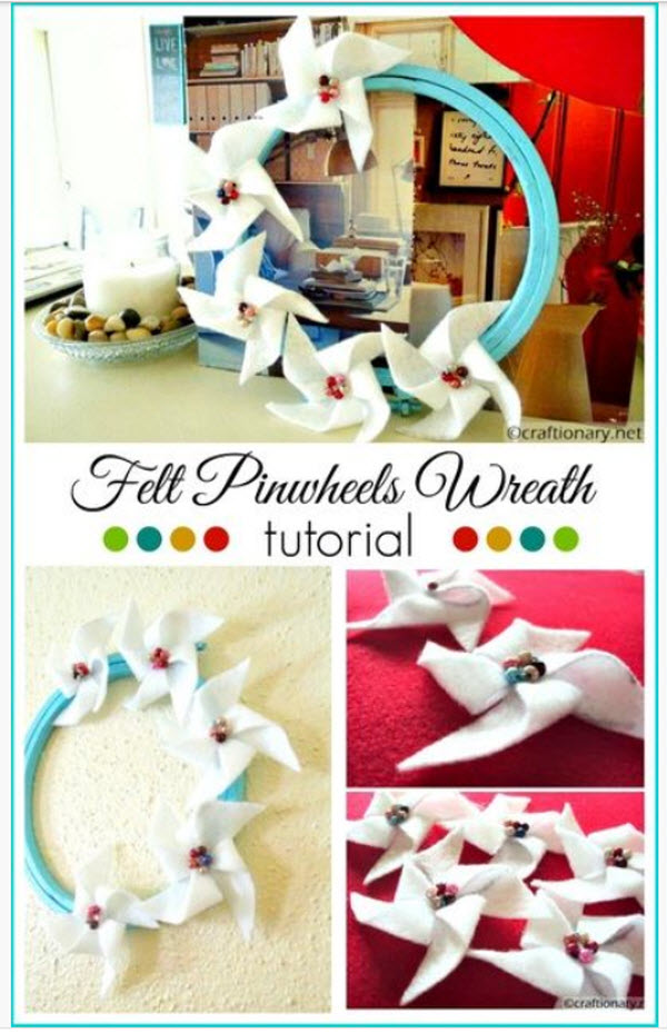 Felt Pinwheels