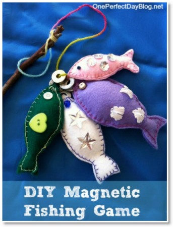 How To Make A Diy Magnetic Felt Fishing Game Felting