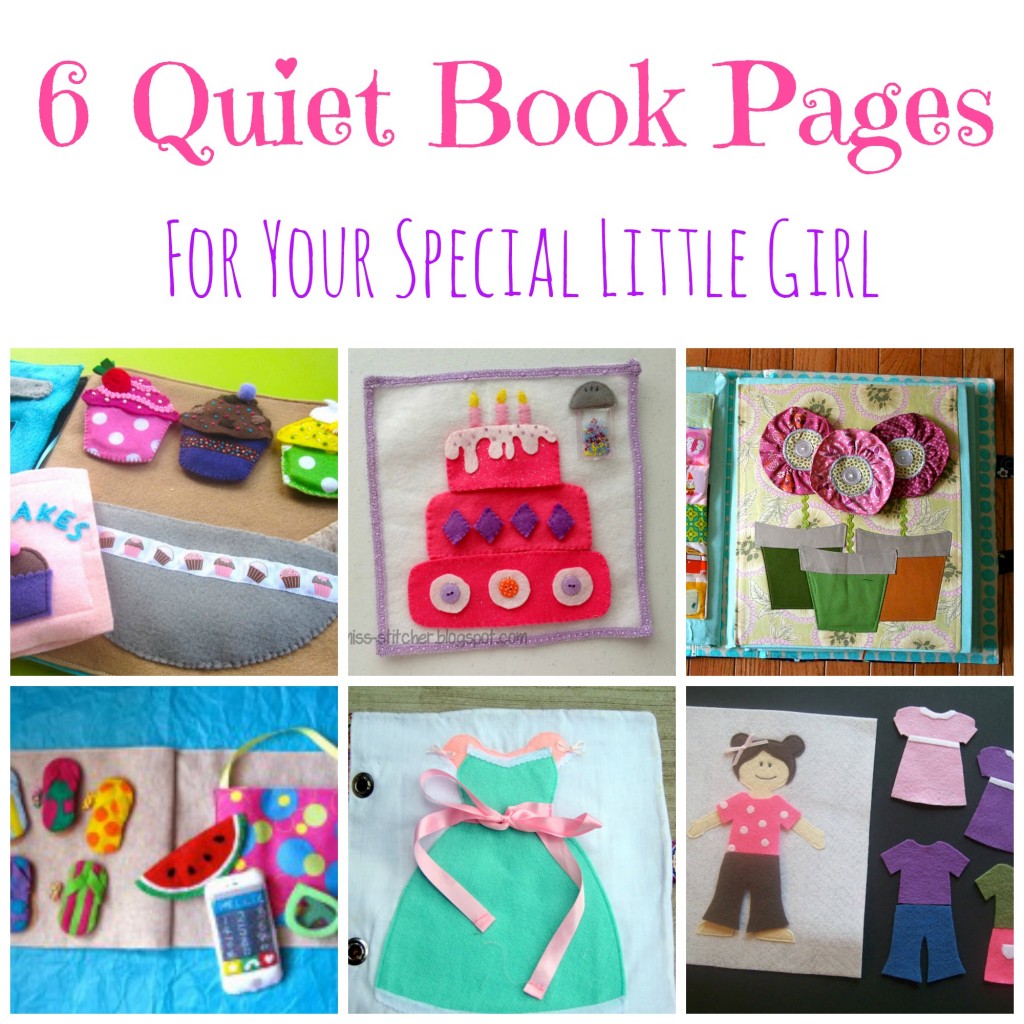6 Quiet Book Pages For Little Girls – Felting