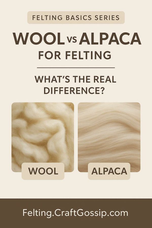 Wool vs Alpaca for Felting – What’s the Real Difference?